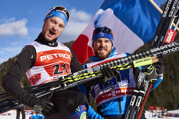 17.01.2016, Planica, Slovenia (SLO):Renaud Jay (FRA), Baptiste Gros (FRA), (l-r) - FIS world cup cross-country, team sprint, Planica (SLO). www.nordicfocus.com. © Felgenhauer/NordicFocus. Every downloaded picture is fee-liable. NordicFocus