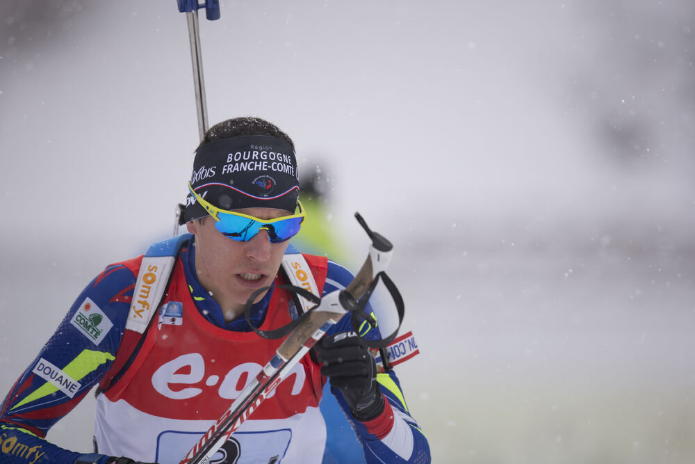 15.01.2016, Ruhpolding, Germany (GER):Quentin Fillon Maillet (FRA) - IBU world cup biathlon, relay men, Ruhpolding (GER). www.nordicfocus.com. © Manzoni/NordicFocus. Every downloaded picture is fee-liable. NordicFocus 15.01.2016, Ruhpolding, Germany (GER):Quentin Fillon Maillet (FRA) - IBU world cup biathlon, relay men, Ruhpolding (GER). www.nordicfocus.com. © Manzoni/NordicFocus. Every downloaded picture is fee-liable.