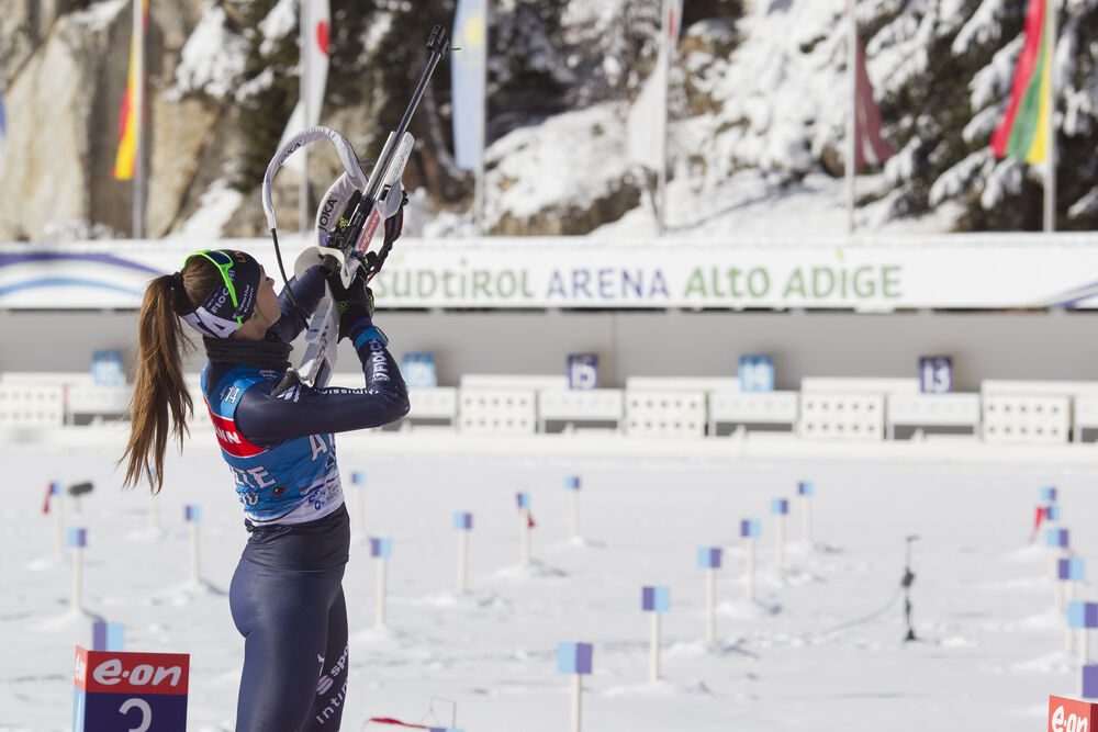 19.01.2016, Antholz, Italy (ITA):Dorothea Wierer (ITA) -  IBU world cup biathlon, training, Antholz (ITA). www.nordicfocus.com. © Manzoni/NordicFocus. Every downloaded picture is fee-liable.