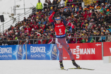 23.01.2016, Antholz, Italy (ITA):Anton Shipulin (RUS) - IBU world cup biathlon, pursuit men, Antholz (ITA). www.nordicfocus.com. © Manzoni/NordicFocus. Every downloaded picture is fee-liable. NordicFocus 23.01.2016, Antholz, Italy (ITA):Anton Shipulin (RUS) - IBU world cup biathlon, pursuit men, Antholz (ITA). www.nordicfocus.com. © Manzoni/NordicFocus. Every downloaded picture is fee-liable.