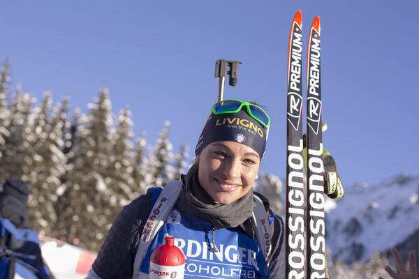 21.01.2016, Antholz, Italy (ITA):Dorothea Wierer (ITA) - IBU world cup biathlon, sprint women, Antholz (ITA). www.nordicfocus.com. © Manzoni/NordicFocus. Every downloaded picture is fee-liable. NordicFocus