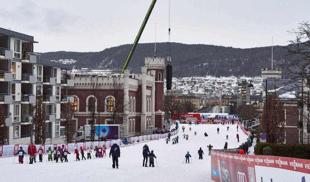 02.02.2016, Drammen, Norway (NOR):kids race - World Cup Barenskirenn - FIS world cup cross-country, individual sprint, Drammen (NOR). www.nordicfocus.com. © Felgenhauer/NordicFocus. Every downloaded picture is fee-liable.