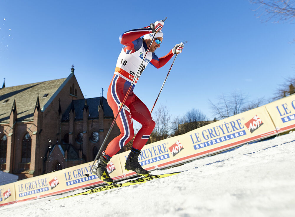 03.02.2016, Drammen, Norway (NOR):Petter Northug (NOR) - FIS world cup cross-country, individual sprint, Drammen (NOR). www.nordicfocus.com. © Felgenhauer/NordicFocus. Every downloaded picture is fee-liable.