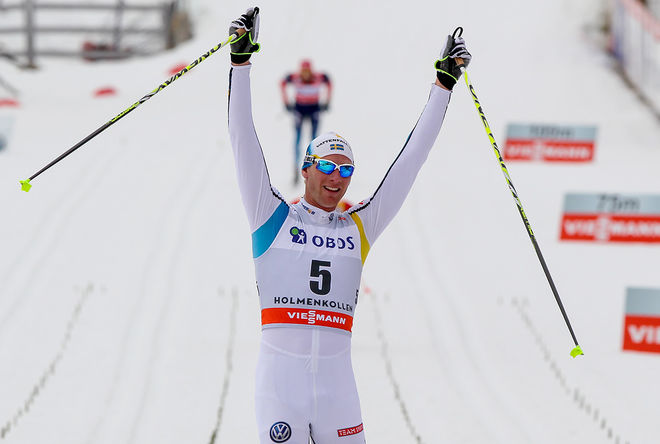 DANIEL RICHARDSSON vann femmilen i Holmenkollen för tvåår sedan, en tävling som även Anders Södergren har vunnit två gånger. Men i år är norrmännen storfavoriter. Foto: NORDIC FOCUS