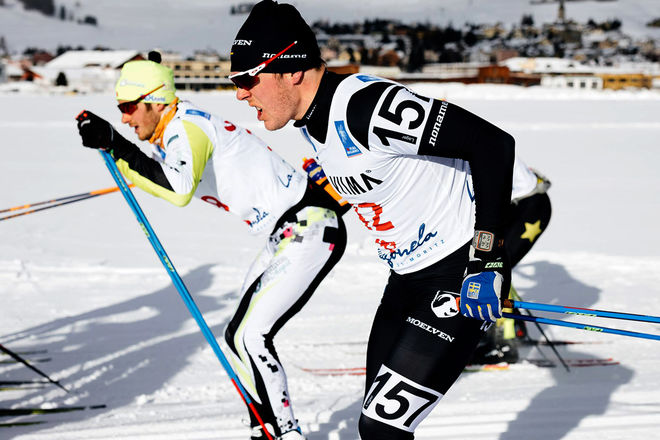 MARKUS OTTOSSON i La Diagonela. Han är en av Lager 157-åkarna som är sjuk och inte kommer till start i Seefeld på söndag. Foto: MAGNUS ÖSTH