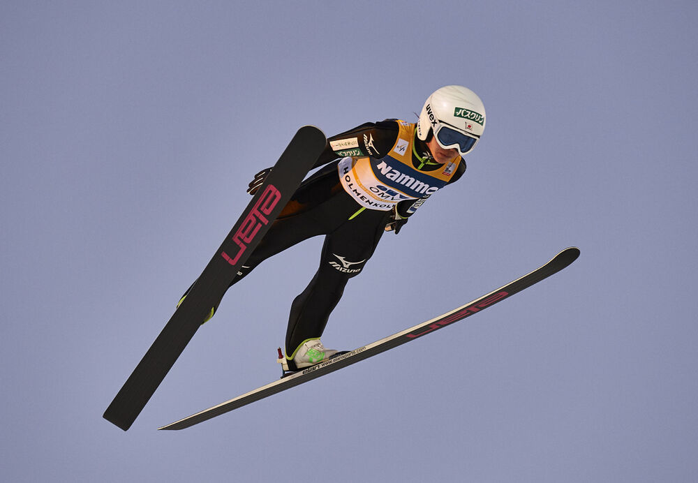 04.02.2016, Oslo, Norway (NOR):Sara Takanashi (JPN) - FIS world cup ski jumping ladies, individual HS134, Oslo (NOR). www.nordicfocus.com. © Felgenhauer/NordicFocus. Every downloaded picture is fee-liable.