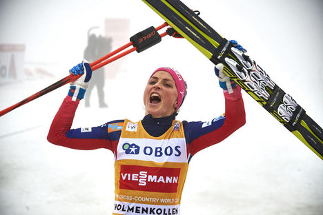 07.02.2016, Oslo, Norway (NOR):Therese Johaug (NOR) - FIS world cup cross-country, mass women, Oslo (NOR). www.nordicfocus.com. © Felgenhauer/NordicFocus. Every downloaded picture is fee-liable. NordicFocus 07.02.2016, Oslo, Norway (NOR):Therese Johaug (NOR) - FIS world cup cross-country, mass women, Oslo (NOR). www.nordicfocus.com. © Felgenhauer/NordicFocus. Every downloaded picture is fee-liable.