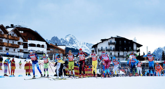 VISMA SKI CLASSICS inför ett pris för dom åkare som är bäst i Alp-tävlingarna totalt, en av dom är König Maximilian Lauf i Seefeld på bilden. Foto: MAGNUS ÖSTH