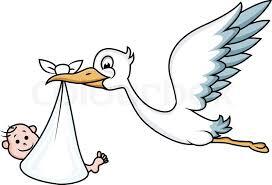 stork med baby