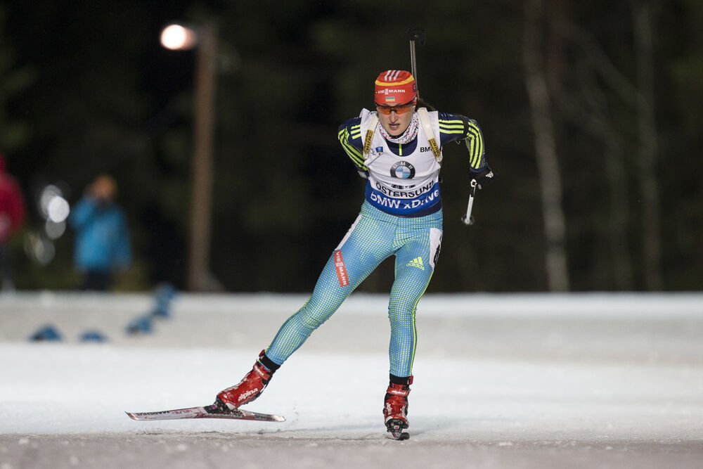 05.12.2015, Oestersund, Sweden (SWE):Olga Abramova (UKR) - IBU world cup biathlon, sprint women, Oestersund (SWE). www.nordicfocus.com. © Manzoni/NordicFocus. Every downloaded picture is fee-liable.