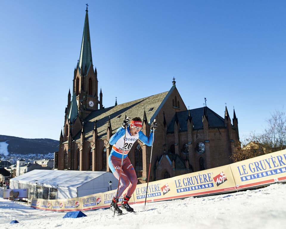 03.02.2016, Drammen, Norway (NOR):Alexander Panzhinskiy (RUS) - FIS world cup cross-country, individual sprint, Drammen (NOR). www.nordicfocus.com. © Felgenhauer/NordicFocus. Every downloaded picture is fee-liable.