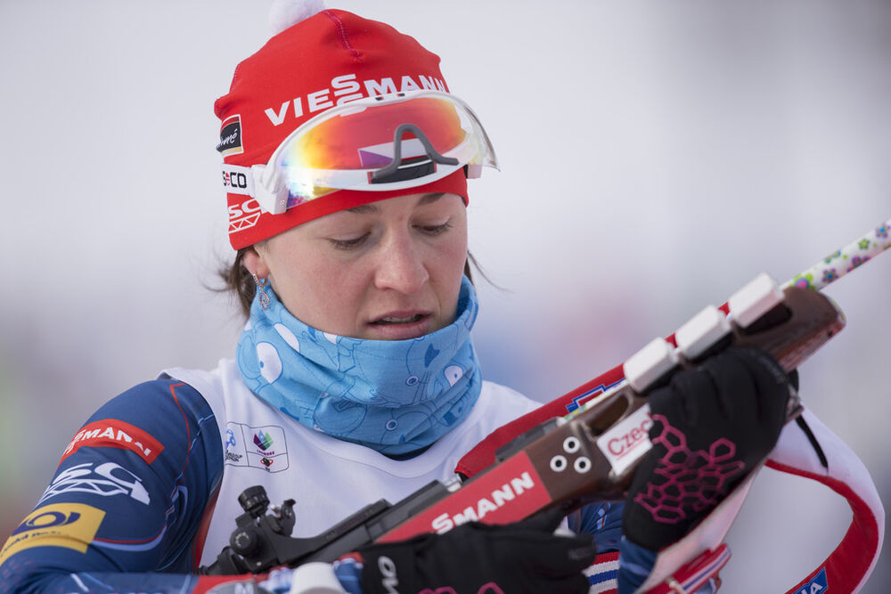 05.02.2016, Canmore, Canada (CAN):Veronika Vitkova (CZE) -  IBU world cup biathlon, sprint women, Canmore (CAN). www.nordicfocus.com. © Manzoni/NordicFocus. Every downloaded picture is fee-liable.