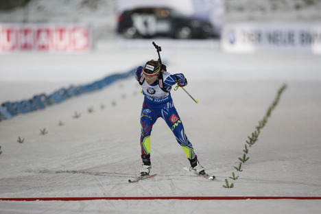 05.12.2015, Oestersund, Sweden (SWE):Marine Bolliet (FRA) - IBU world cup biathlon, sprint women, Oestersund (SWE). www.nordicfocus.com. © Manzoni/NordicFocus. Every downloaded picture is fee-liable. NordicFocus 05.12.2015, Oestersund, Sweden (SWE):Marine Bolliet (FRA) - IBU world cup biathlon, sprint women, Oestersund (SWE). www.nordicfocus.com. © Manzoni/NordicFocus. Every downloaded picture is fee-liable.