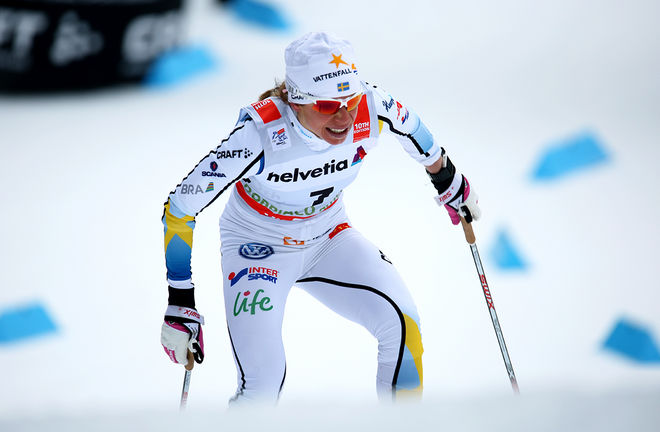 MARIA RYDQVIST gjorde säsongens bästa lopp med en stark 5:e plats i världscupen i Falun. Foto/rights: MARCELA HAVLOVA/sweski.com