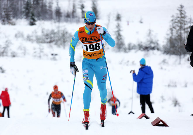 OSCAR PERSSON - här i SK Bores dräkt från skid-SM förra säsongen - vann Grönklittspremiären för sitt nya Lager 157 Ski Team. Foto/rights: KJELL-ERIK KRISTIANSEN/sweski.com
