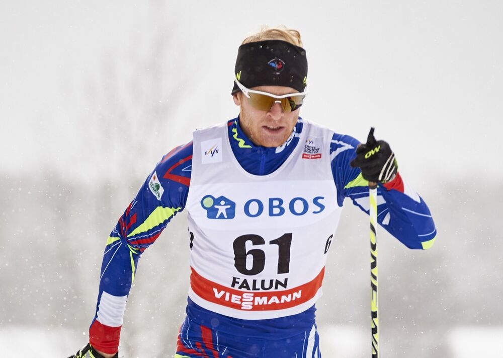 13.02.2016, Falun, Sweden (SWE):Alexis Jeannerod (FRA) - FIS world cup cross-country, 10km men, Falun (SWE). www.nordicfocus.com. Â© Felgenhauer/NordicFocus. Every downloaded picture is fee-liable.