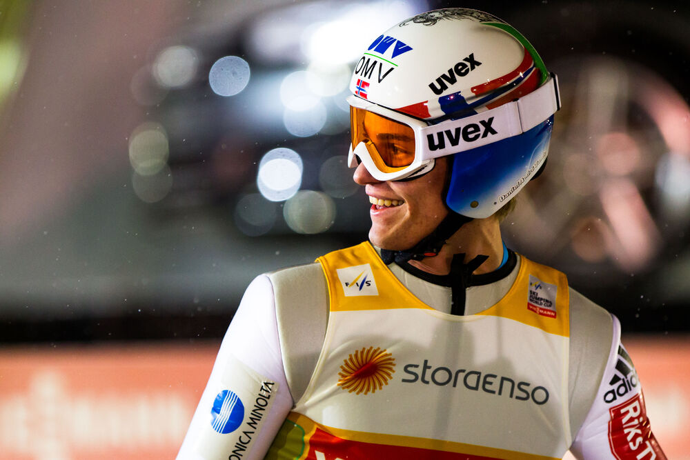 22.02.2016, Kuopio, Finland (FIN): Daniel-Andre Tande (NOR), Fischer- FIS world cup ski jumping, team HS127, Kuopio (FIN). www.nordicfocus.com. © Laiho/NordicFocus. Every downloaded picture is fee-liable.
