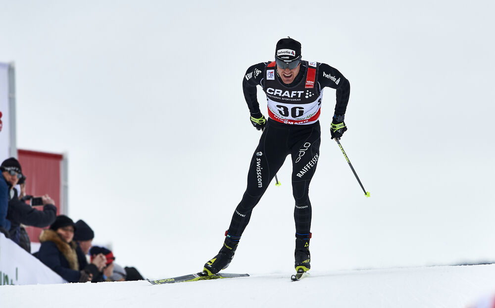 08.01.2016, Cortina-Toblach, Italy (ITA):Dario Cologna (SUI) - FIS world cup cross-country, tour de ski, 10km men, Cortina-Toblach (ITA). www.nordicfocus.com. © Felgenhauer/NordicFocus. Every downloaded picture is fee-liable.