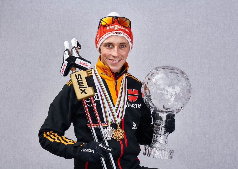 14.03.2015, Oslo, Norway (NOR): Eric Frenzel (GER)- FIS world cup nordic combined, cups, Oslo (NOR). www.nordicfocus.com. © Felgenhauer/NordicFocus. Every downloaded picture is fee-liable.