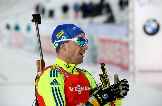 JESPER NELIN från Borås men tävlande för Biathlon Östersund kör den tredje sträckan i det svenska mixade laget när VM i skidskytte drar igång i Holmenkollen idag. Foto/rights: MARCELA HAVLOVA/sweski.com