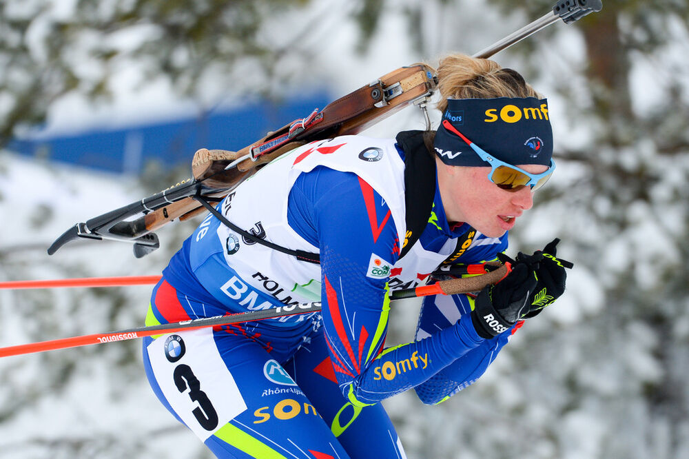 03.03.2016, Oslo, Norway (NOR):Marie Dorin Habert (FRA) - IBU world championships biathlon, relay mixed, Oslo (NOR). www.nordicfocus.com. © Tumashov/NordicFocus. Every downloaded picture is fee-liable.