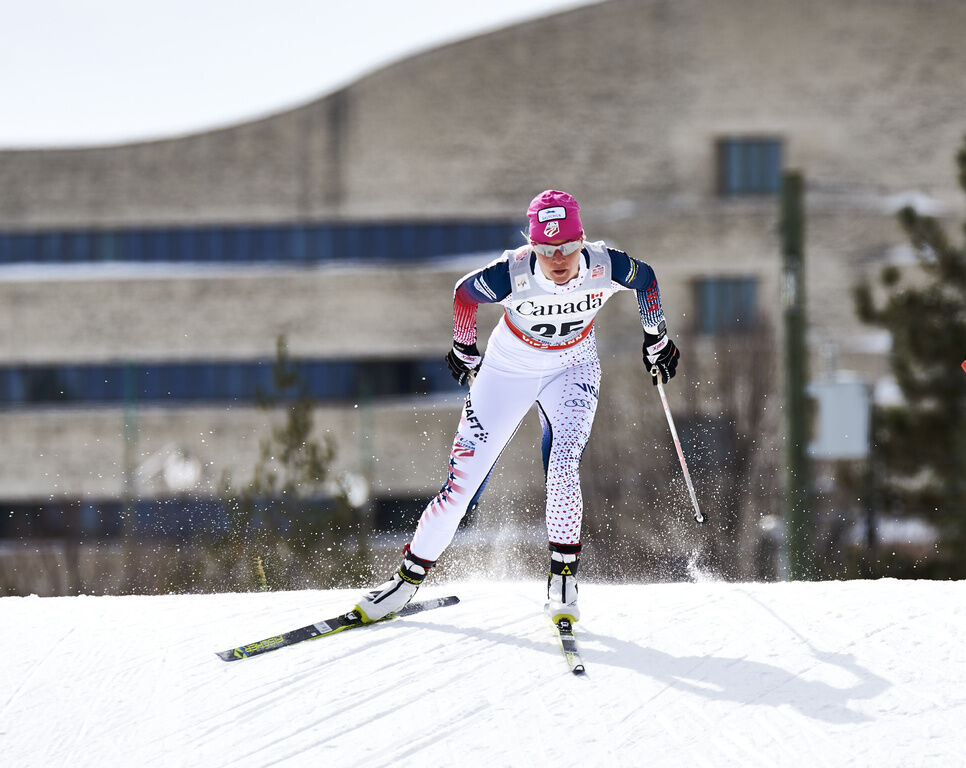 01.03.2016, Gatineau, Canada (CAN):Sadie Bjornsen (USA) - FIS world cup cross-country, individual sprint, Gatineau (CAN). www.nordicfocus.com. © Felgenhauer/NordicFocus. Every downloaded picture is fee-liable.