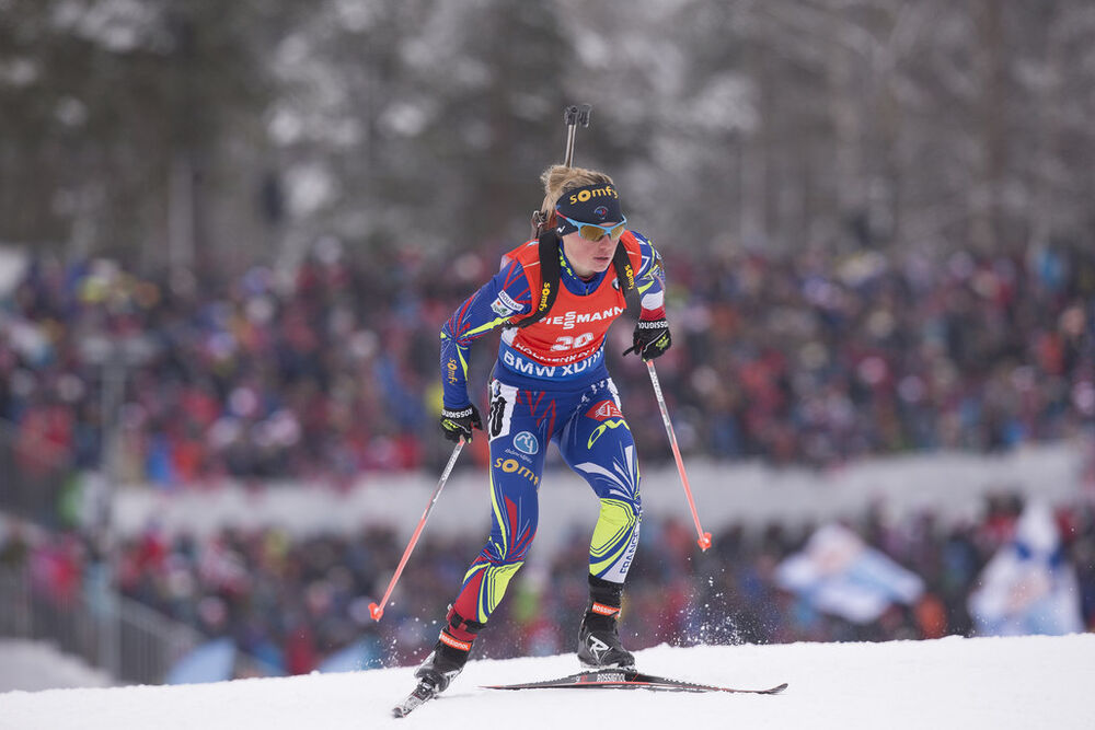 05.03.2016, Oslo, Norway (NOR):Marie Dorin Habert (FRA) - IBU world championships biathlon, sprint women, Oslo (NOR). www.nordicfocus.com. © NordicFocus. Every downloaded picture is fee-liable.
