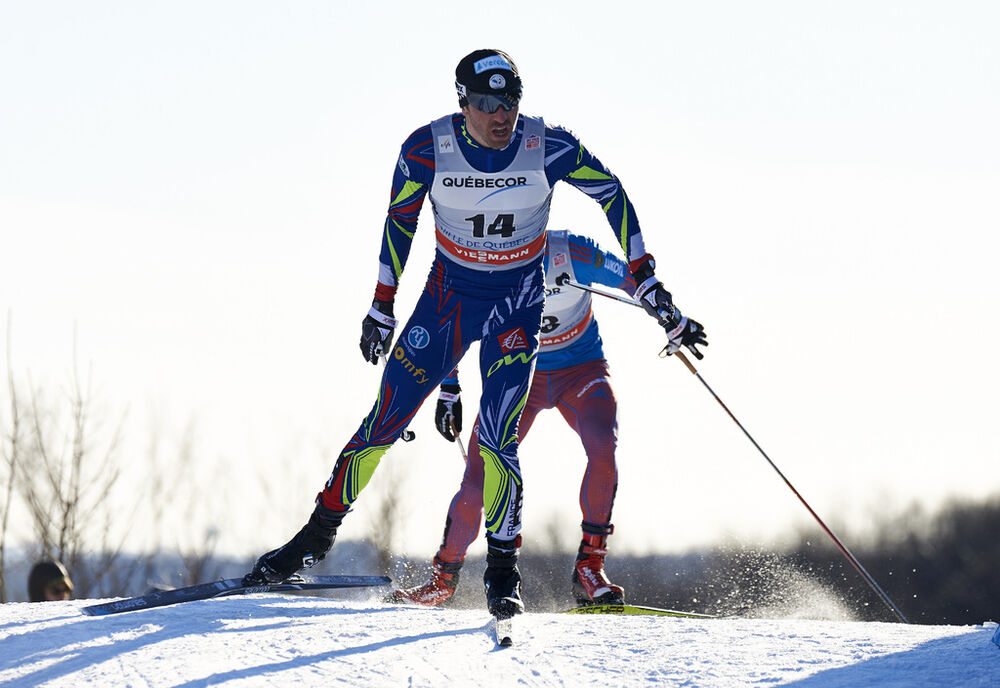 05.03.2016, Quebec, Canada (CAN):Maurice Manificat (FRA) - FIS world cup cross-country, pursuit men, Quebec (CAN). www.nordicfocus.com. © Felgenhauer/NordicFocus. Every downloaded picture is fee-liable.
