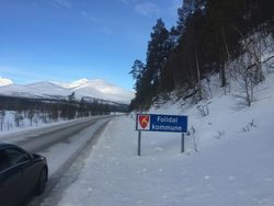 Folldal - kommuneskilt