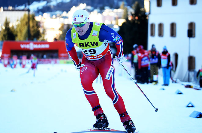 HÅVARD SOLÅS TAUGBØL vann herrarnas sprint i Skandinaviska Cupen i Otepää i Estland. Foto/rights: STEPHAN KAUFMANN/sweski.com