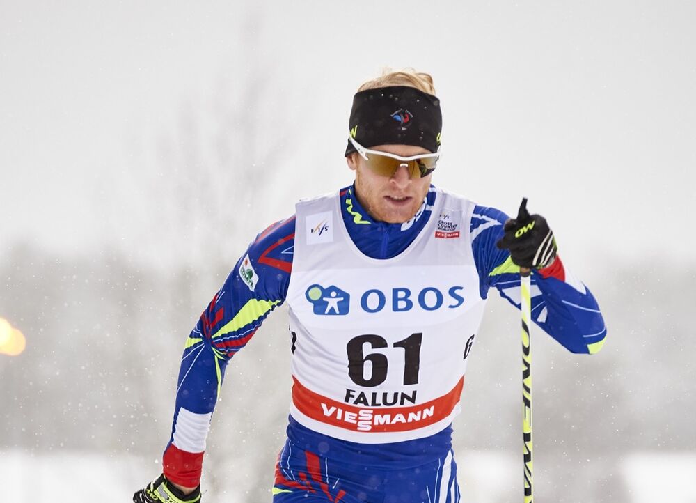 13.02.2016, Falun, Sweden (SWE):Alexis Jeannerod (FRA) - FIS world cup cross-country, 10km men, Falun (SWE). www.nordicfocus.com. Â© Felgenhauer/NordicFocus. Every downloaded picture is fee-liable.