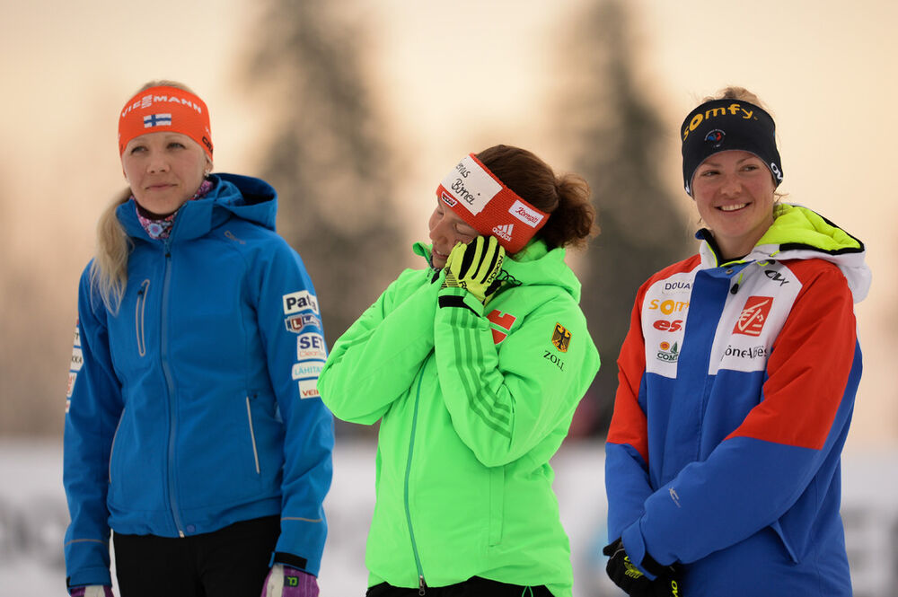 13.03.2016, Oslo, Norway (NOR):Laura Dahlmeier (GER), Marie Dorin Habert (FRA) - IBU world championships biathlon, mass women, Oslo (NOR). www.nordicfocus.com. © Tumashov/NordicFocus. Every downloaded picture is fee-liable. Tumashov/NordicFocus 13.03.2016, Oslo, Norway (NOR):Laura Dahlmeier (GER), Marie Dorin Habert (FRA) - IBU world championships biathlon, mass women, Oslo (NOR). www.nordicfocus.com. © Tumashov/NordicFocus. Every downloaded picture is fee-liable.