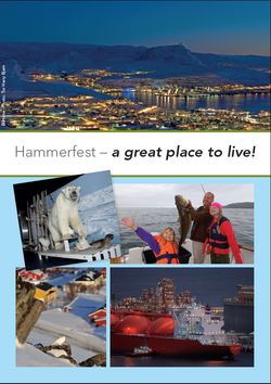 Hammerfest - a great place to live Hammerfest - a great place to live