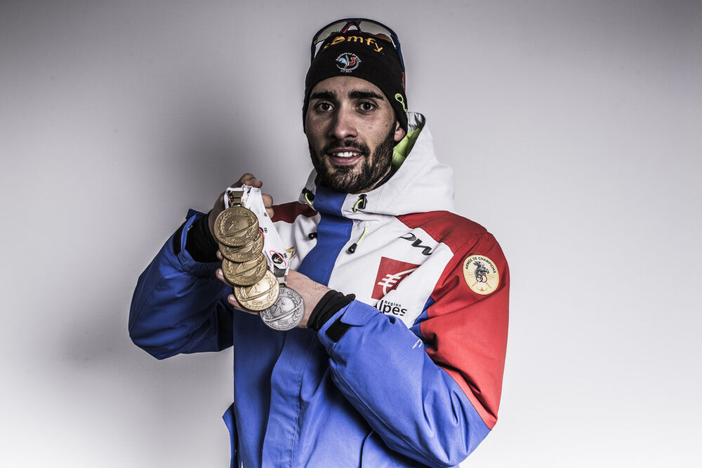 13.03.2016, Oslo, Norway (NOR):Martin Fourcade (FRA) - IBU world championships biathlon, medals, Oslo (NOR). www.nordicfocus.com. © NordicFocus. Every downloaded picture is fee-liable.