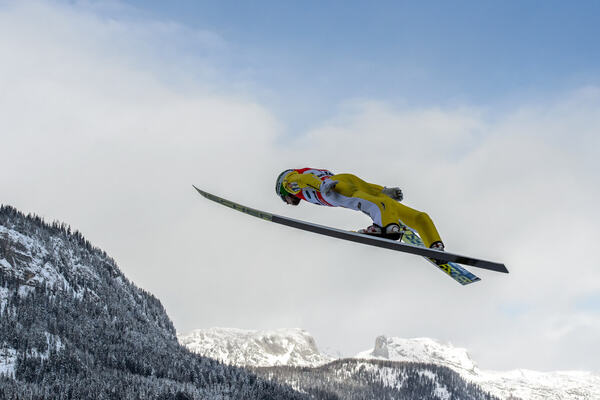 15.01.2016, Tauplitz/Bad Mitterndorf, Austria (AUT):Robert Kranjec (SLO) - FIS ski flying world championships, individual HS225, Tauplitz/Bad Mitterndorf (AUT). www.nordicfocus.com. © Rauschendorfer/NordicFocus. Every downloaded picture is fee-liable. NordicFocus
