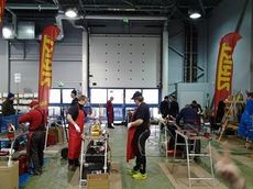 Start waxing fin