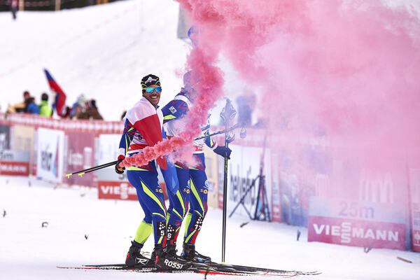 16.01.2016, Planica, Slovenia (SLO):Richard Jouve (FRA), Baptiste Gros (FRA), Renaud Jay (FRA), (l-r) - FIS world cup cross-country, individual sprint, Planica (SLO). www.nordicfocus.com. © Felgenhauer/NordicFocus. Every downloaded picture is fee-liabl NordicFocus