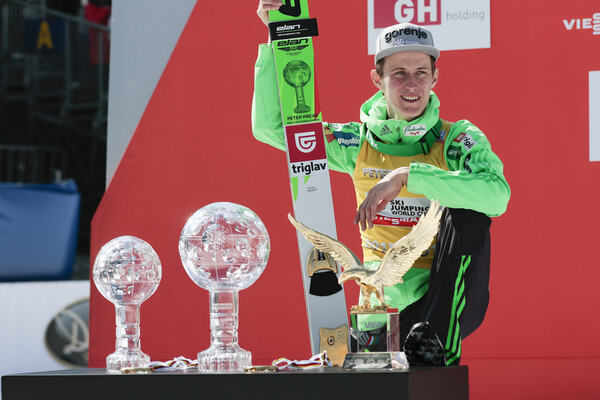 18.03.2016, Planica, Slovenia (SLO):Peter Prevc (SLO) - FIS world cup ski flying, cups, Planica (SLO). www.nordicfocus.com. © Modica/NordicFocus. Every downloaded picture is fee-liable. NordicFocus