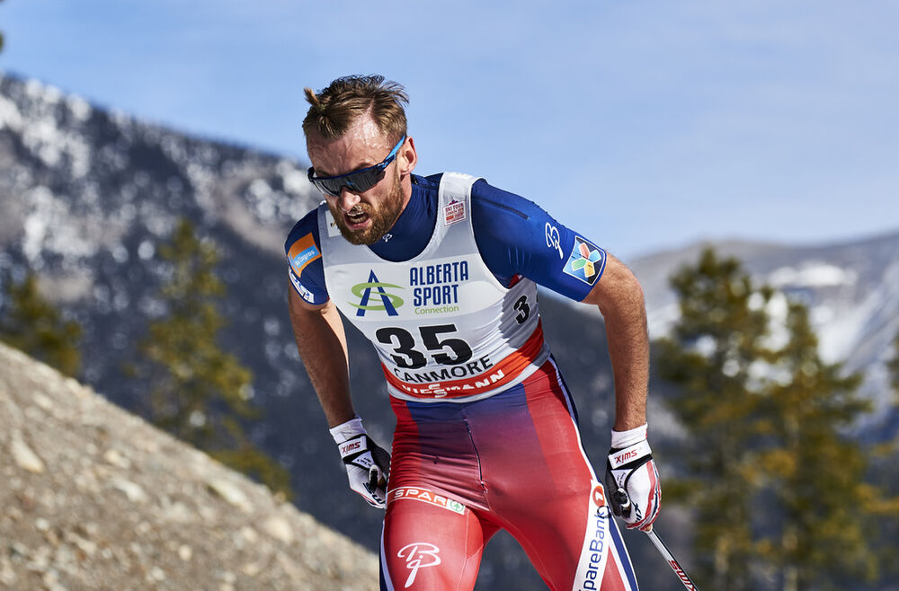 11.03.2016, Canmore, Canada (CAN):Petter Northug (NOR) - FIS world cup cross-country, 15km men, Canmore (CAN). www.nordicfocus.com. © Felgenhauer/NordicFocus. Every downloaded picture is fee-liable.