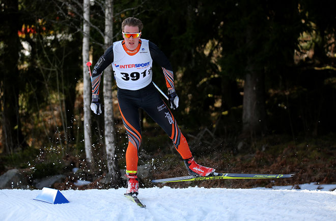 GUSTAV ERIKSSON har hittat formen på slutet av säsongen. Idag vann han Åre XCO upp till Copperhill Mountain Lodge. Foto/rights: KJELL-ERIK KRISTIANSEN/sweski.com