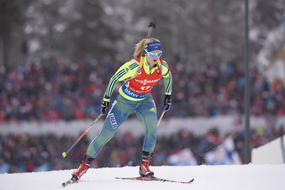 05.03.2016, Oslo, Norway (NOR):Mona Brorsson (SWE) - IBU world championships biathlon, sprint women, Oslo (NOR). www.nordicfocus.com. © NordicFocus. Every downloaded picture is fee-liable.