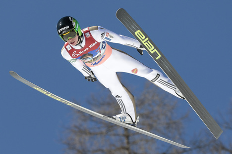 NordicFocus 19.03.2016, Planica, Slovenia (SLO):Peter Prevc (SLO) - FIS world cup ski flying, team HS225, Planica (SLO). www.nordicfocus.com. © Modica/NordicFocus. Every downloaded picture is fee-liable.