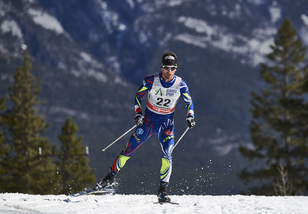 11.03.2016, Canmore, Canada (CAN):Jean Marc Gaillard (FRA) - FIS world cup cross-country, 15km men, Canmore (CAN). www.nordicfocus.com. © Felgenhauer/NordicFocus. Every downloaded picture is fee-liable.
