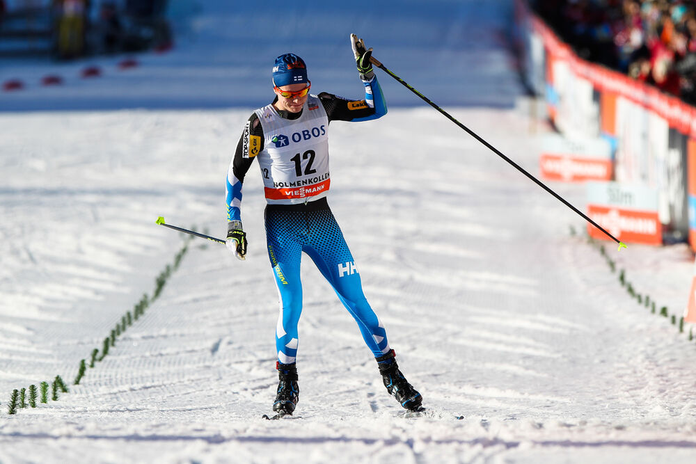 14.03.2015, Oslo, Norway (NOR): Matti Heikkinen (FIN), Salomon, One Way- FIS world cup cross-country, mass men, Oslo (NOR). www.nordicfocus.com. © Laiho/NordicFocus. Every downloaded picture is fee-liable.