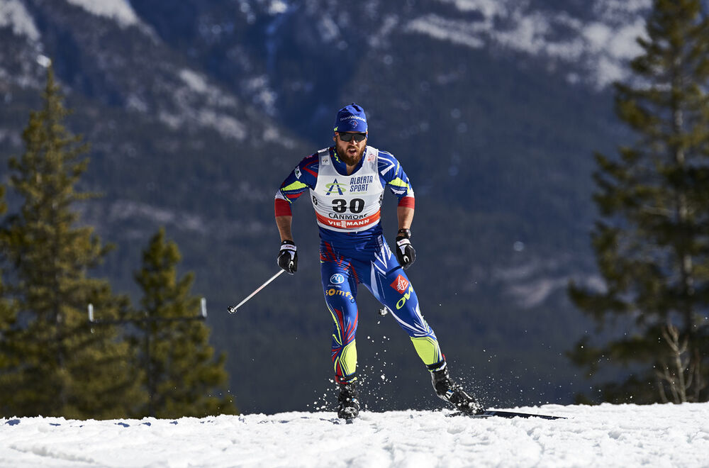 11.03.2016, Canmore, Canada (CAN):Baptiste Gros (FRA) - FIS world cup cross-country, 15km men, Canmore (CAN). www.nordicfocus.com. © Felgenhauer/NordicFocus. Every downloaded picture is fee-liable.