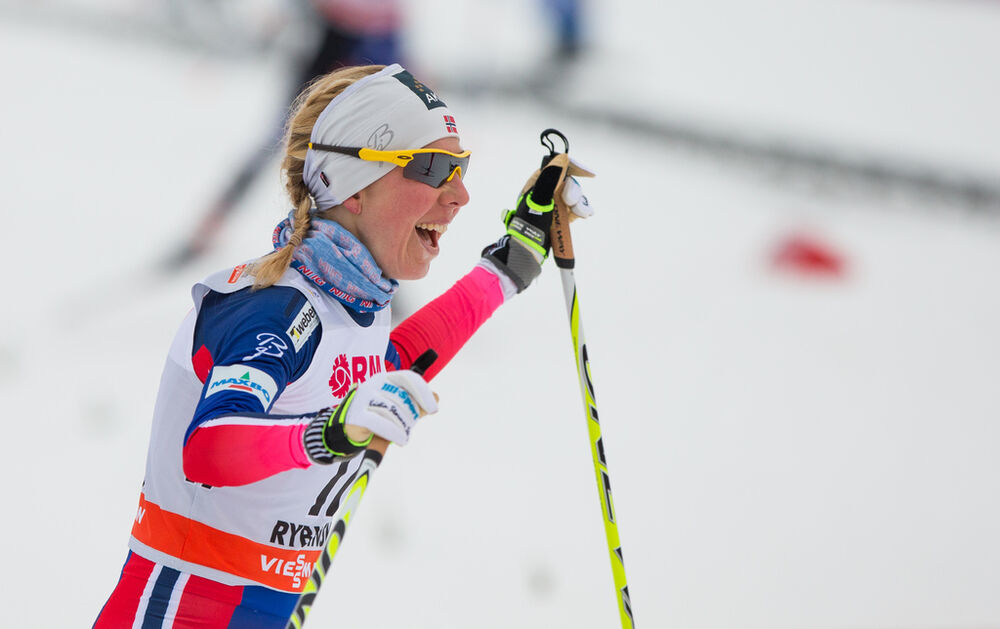 25.01.2015, Rybinsk, Russia (RUS): Kristin Stoermer Steira (NOR), Madshus, One Way, Rottefella- FIS world cup cross-country, skiathlon women, Rybinsk (RUS). www.nordicfocus.com. © Laiho/NordicFocus. Every downloaded picture is fee-liable.