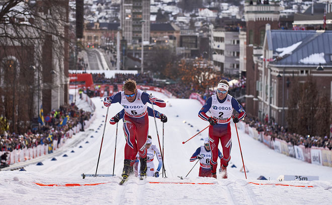 PETTER NORTHUG jr vinner världscupsprinten i Drammen på blanka skidor den gångna säsongen. Foto: NORDIC FOCUS