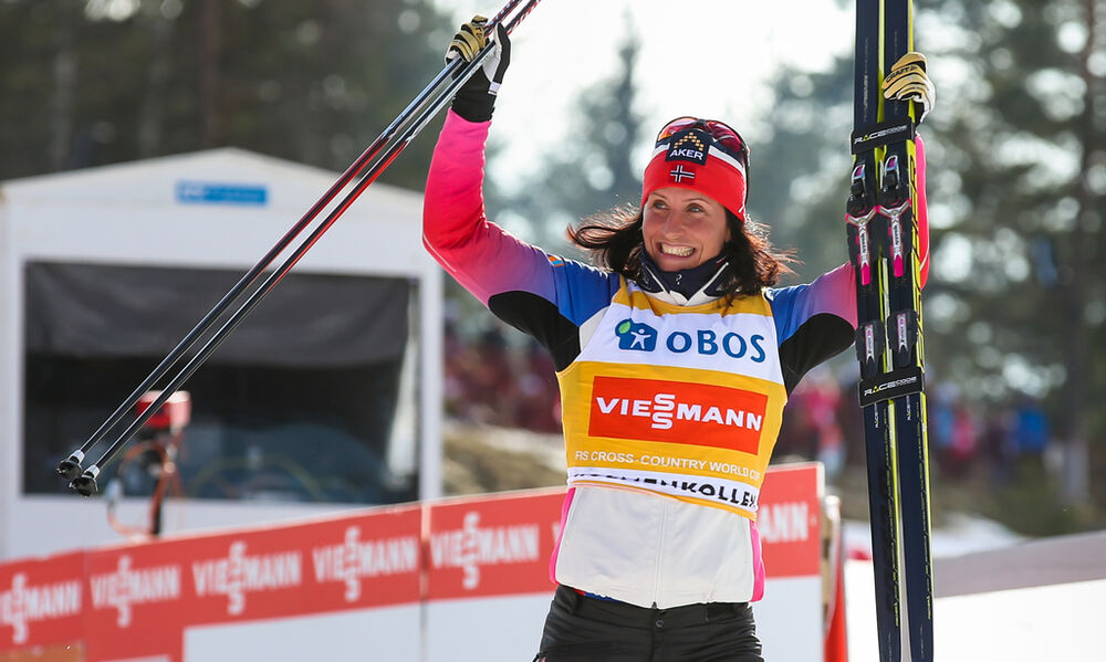 15.03.2015, Oslo, Norway (NOR): Marit Bjoergen (NOR), Fischer, Swix, Rottefella- FIS world cup cross-country, mass women, Oslo (NOR). www.nordicfocus.com. © Laiho/NordicFocus. Every downloaded picture is fee-liable.