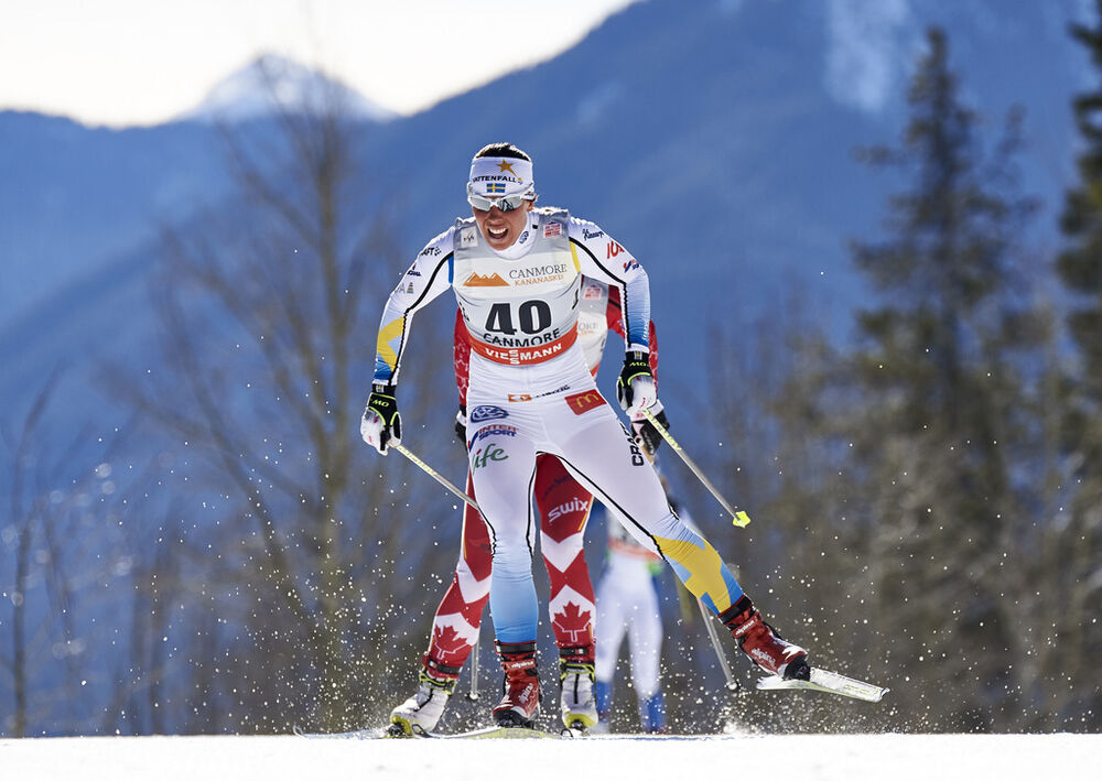 11.03.2016, Canmore, Canada (CAN):Charlotte Kalla (SWE) - FIS world cup cross-country, 10km women, Canmore (CAN). www.nordicfocus.com. © Felgenhauer/NordicFocus. Every downloaded picture is fee-liable.