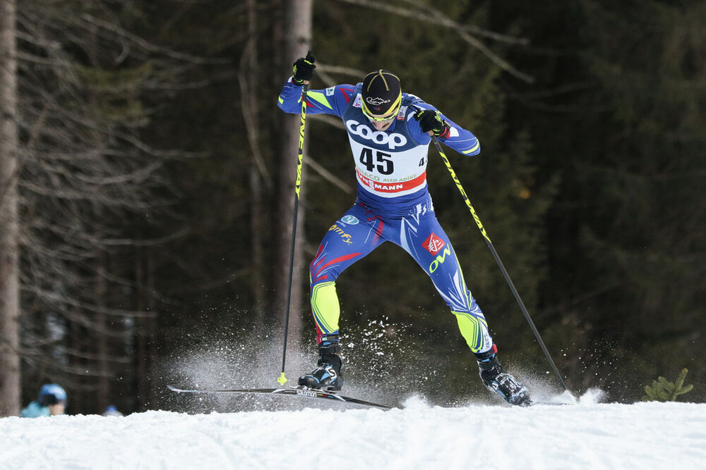 19.12.2015, Toblach, Italy (ITA):Paul Goalabre (FRA) - FIS world cup cross-country, individual sprint, Toblach (ITA). www.nordicfocus.com. © Modica/NordicFocus. Every downloaded picture is fee-liable.